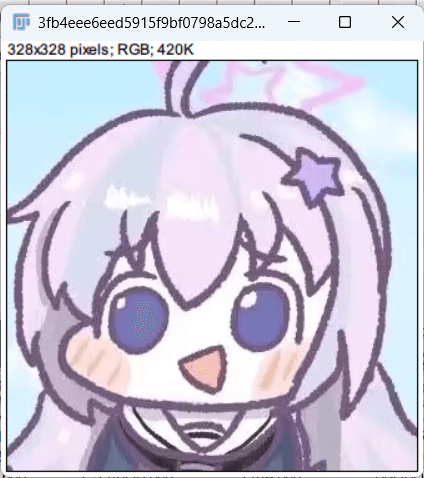 不是哥们你还真用 ImageJ 看插画啊